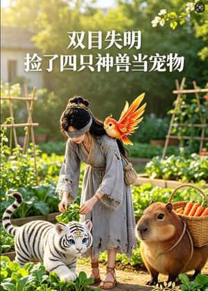 双目失明，捡了四只神兽当宠物（29集）网络小短剧