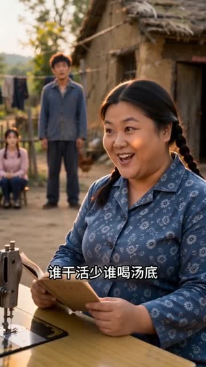 胖媳妇不装了，全家都被我整服了（50集）超好看古装短剧