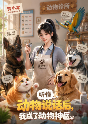 听懂动物说话后，我成了动物神医（47集）精彩短剧天天看
