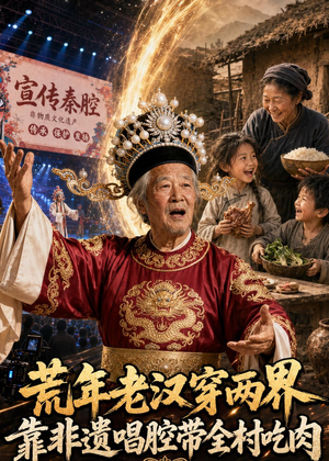 荒年老汉穿两界：靠非遗唱腔带全村吃肉（73集）一起追生活短剧
