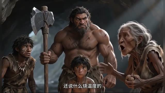 穿越成山顶洞人，我带领部落崛起（21集）每日短剧推荐