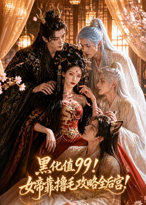 黑化值99！女帝靠撸毛攻略全后宫！（60集）精彩短剧分享。