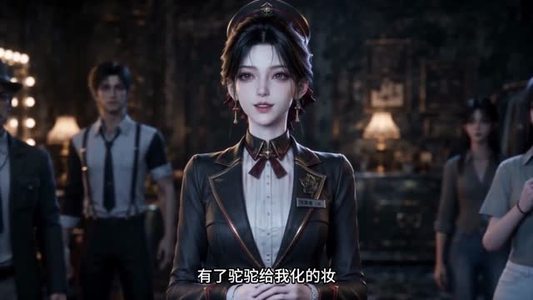 垫底恐怖副本被我妆造成顶流（45集）热播短剧重燃